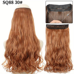 Invisible Wire Hair Extensions Burgundy 55