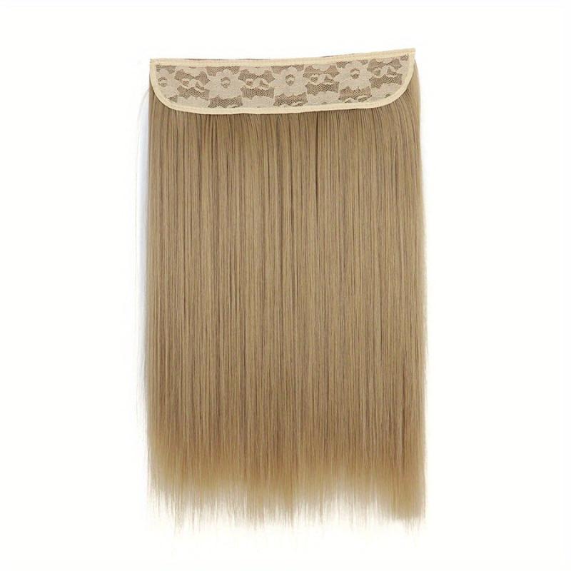 Invisible Wire Hair Extensions Long Straight Secret Hairpiece