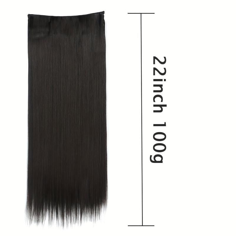 Invisible Wire Hair Extensions Long Straight Secret Hairpiece