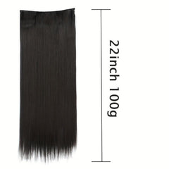 Invisible Wire Hair Extensions Long Straight Secret Hairpiece