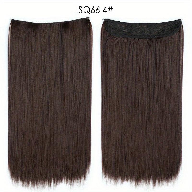 Invisible Wire Hair Extensions Long Straight Secret Hairpiece