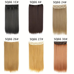 Invisible Wire Hair Extensions Long Straight Secret Hairpiece