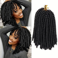 20 Spring Twist Crochet Hair Extensions Fluffy Twist Crochet Braids Hair