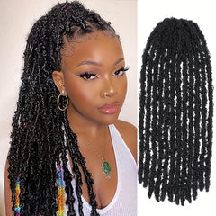 Butterfly Locs Crochet Hair Distressed Crochet Braids Synthetic Hair Extension