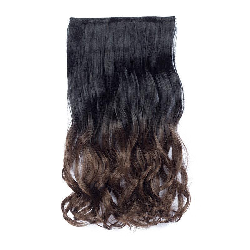 Synthetic Layered Hair Extension Wigs Long Wavy Hairpiece for Women Girls