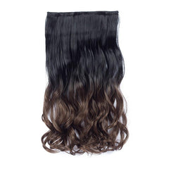 Synthetic Layered Hair Extension Wigs Long Wavy Hairpiece for Women Girls