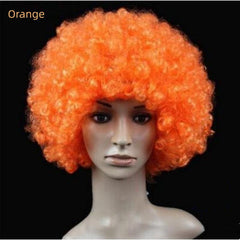 Rainbow Clown Wig Afro Curly Hair Cosplay Costume Party Funny Wigs