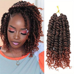 Passion Twist Hair Extensions 12 Strands 25 4 Cm Pre Twisted Crochet Braids Hair