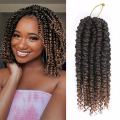 Passion Twist Hair Extensions 12 Strands 25 4 Cm Pre Twisted Crochet Braids Hair