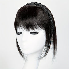Clip In Human Hair Bangs Wispy Bangs Fringe Hairpieces