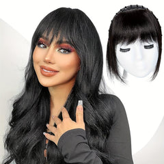 Clip In Human Hair Bangs Wispy Bangs Fringe Hairpieces