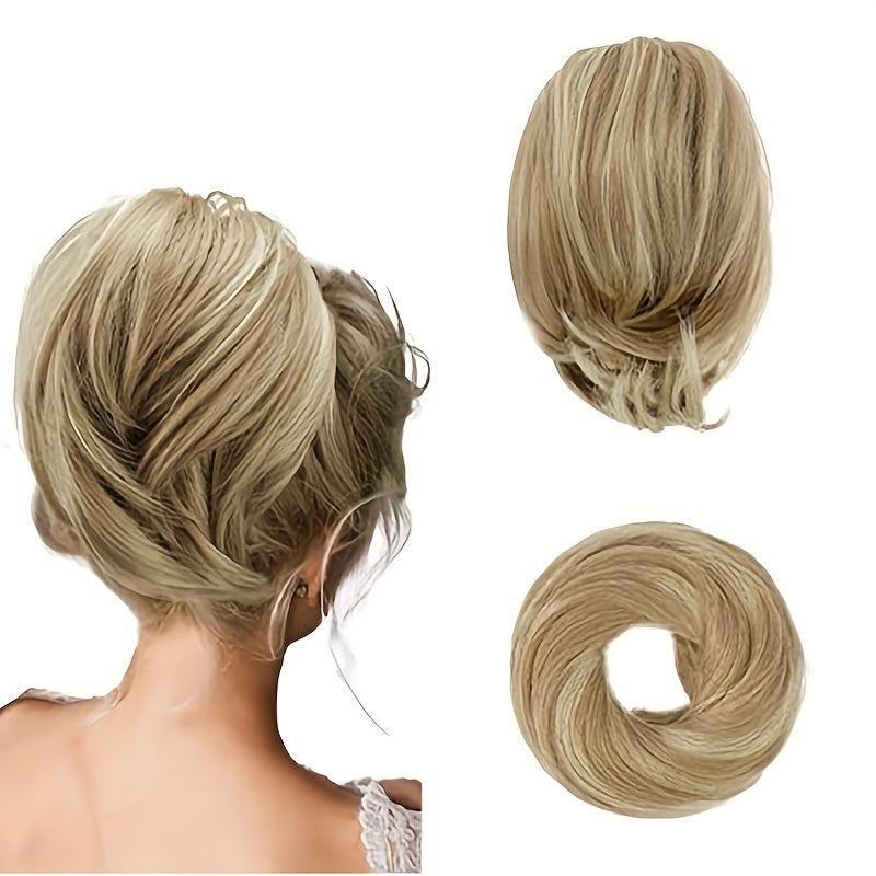 Straight Synthetic Bun Ponytail Extension Hair Accessory