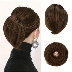 Straight Synthetic Bun Ponytail Extension Hair Accessory