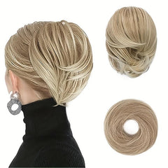 Straight Synthetic Bun Ponytail Extension Hair Accessory