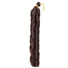 Loose Wave Braiding Hair Extensions Pre Stretched Curly Ends Braids Crochet Hair