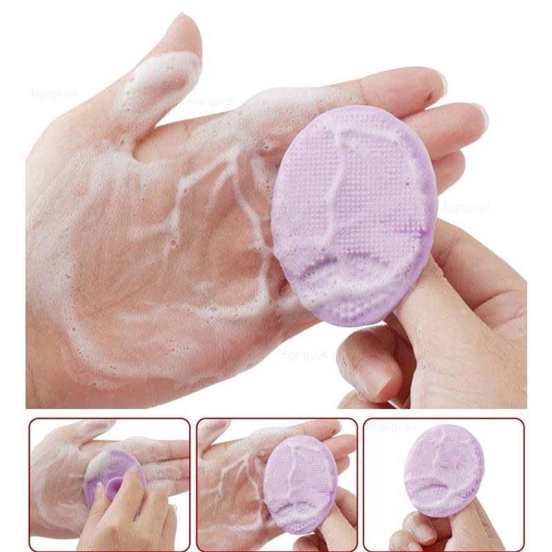 Soft Silicone Facial Cleansing Brush Exfoliating Scrubber