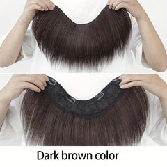 Short Straight Hair Pieces U Shaped Synthetic Clip In Hair Extensions