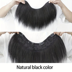 Short Straight Hair Pieces U Shaped Synthetic Clip In Hair Extensions