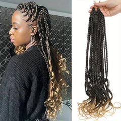 45 72 Cm French Curl Crochet Braids Extensions Box Braids Crochet