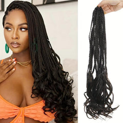 45 72 Cm French Curl Crochet Braids Extensions Box Braids Crochet