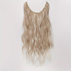 Wavy Hair Pieces Synthetic Line Hair Extensions Natural Look
