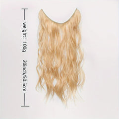 Wavy Hair Pieces Synthetic Line Hair Extensions Natural Look