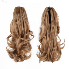 Small Claw Hair Clips Ponytail Hair Extension Drawstring 30 Pieces Synthetic