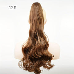 60 96 Cm Synthetic Hair Ponytail Extension Curly Wavy Claw Clip Ponytail Tails