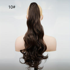 60 96 Cm Synthetic Hair Ponytail Extension Curly Wavy Claw Clip Ponytail Tails