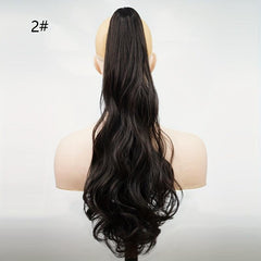 60 96 Cm Synthetic Hair Ponytail Extension Curly Wavy Claw Clip Ponytail Tails