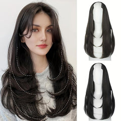U Shape Clip In Hair Extension Long Wavy Synthetic Hair Piece for Women