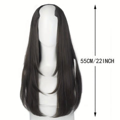 U Shape Clip In Hair Extension Long Wavy Synthetic Hair Piece for Women