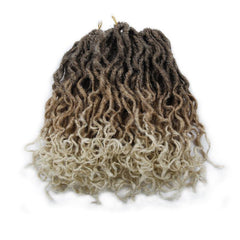 Faux Loc Crochet Hair 12 Strands Pack Spring Twist Hair Natural Curly Dreadlocks