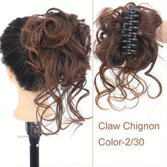 Synthetic Hair Bun Messy Scrunchies Hairpiece Accessories