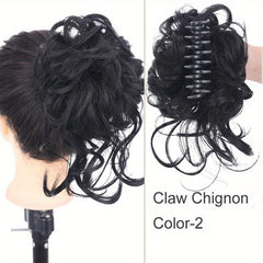 Synthetic Hair Bun Messy Scrunchies Hairpiece Accessories