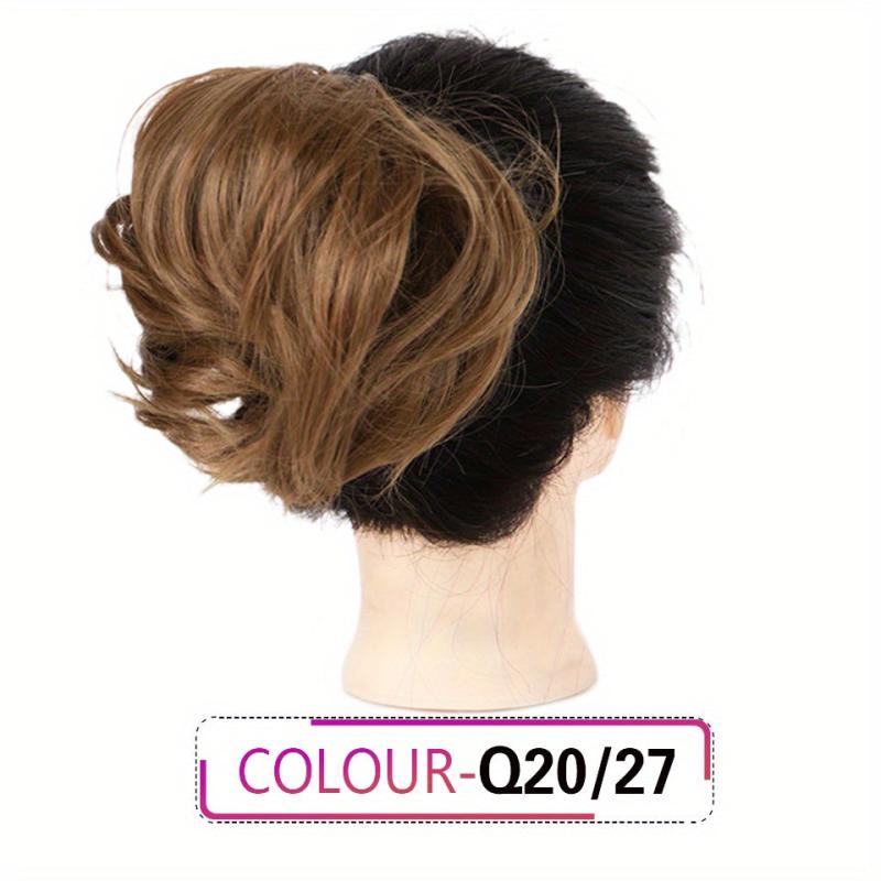 High Elastic Rubber Band Hair Buns for Straight and Curly Hair
