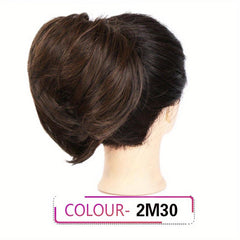 High Elastic Rubber Band Hair Buns for Straight and Curly Hair