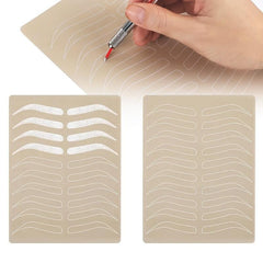 2pcs Double Sided Microblading Practice Skin for Eyebrows