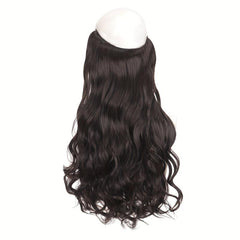 Wavy Curly Hair Extensions Wire Headband Long Synthetic Heat Friendly Fiber
