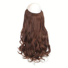 Wavy Curly Hair Extensions Wire Headband Long Synthetic Heat Friendly Fiber