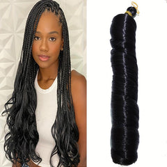 French Spiral Roll 55 88 Cmcrochet Braid Pre stretched Loose Deep Wave Curls