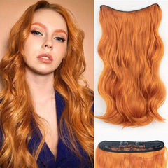 Invisible Wire Hair Extensions Dark Brown for Women