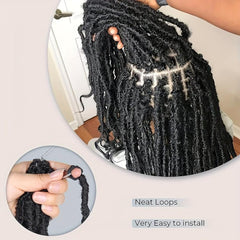 12 Strands Goddess Locs Crochet Hair 30-48 Cm Dreadlock Faux Locs
