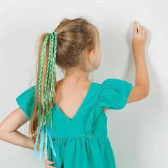 6pcs Colorful Braided Hair Pieces Ponytail Headbands Hair Accessories