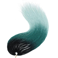 60 96 Cm Senegal Twist Crochet Hair Extensions 30 Strands Gradient Braid Hair