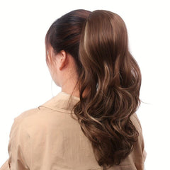 Highline Brown Blonde Ponytail Extension Curly Hairpiece