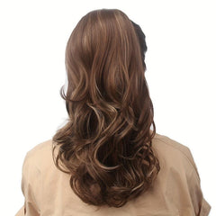 Highline Brown Blonde Ponytail Extension Curly Hairpiece