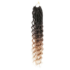 45 72cm Faux Locs Crochet Braids Synthetic Hair Extensions Braids for Women