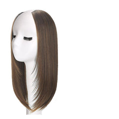 Synthetic Short Straight Hair Extension 4 Clips In Invisible Hair Extensions