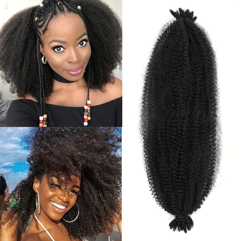 Kinky Afro Twist Crochet Hair 10 Strands 50 8 Cm Braiding Hair Extension
